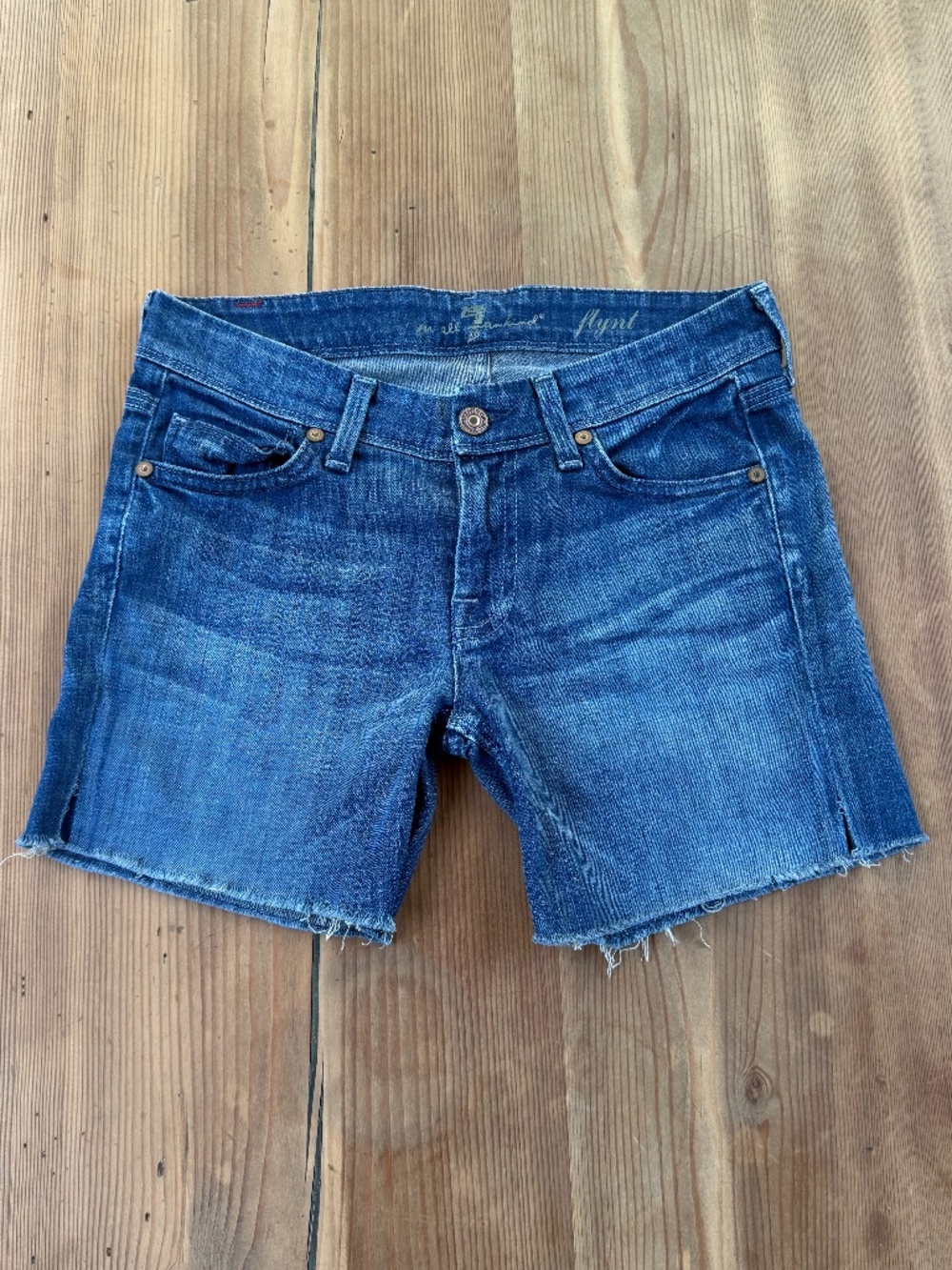 7 For All Mankind Flynt Denim Shorts